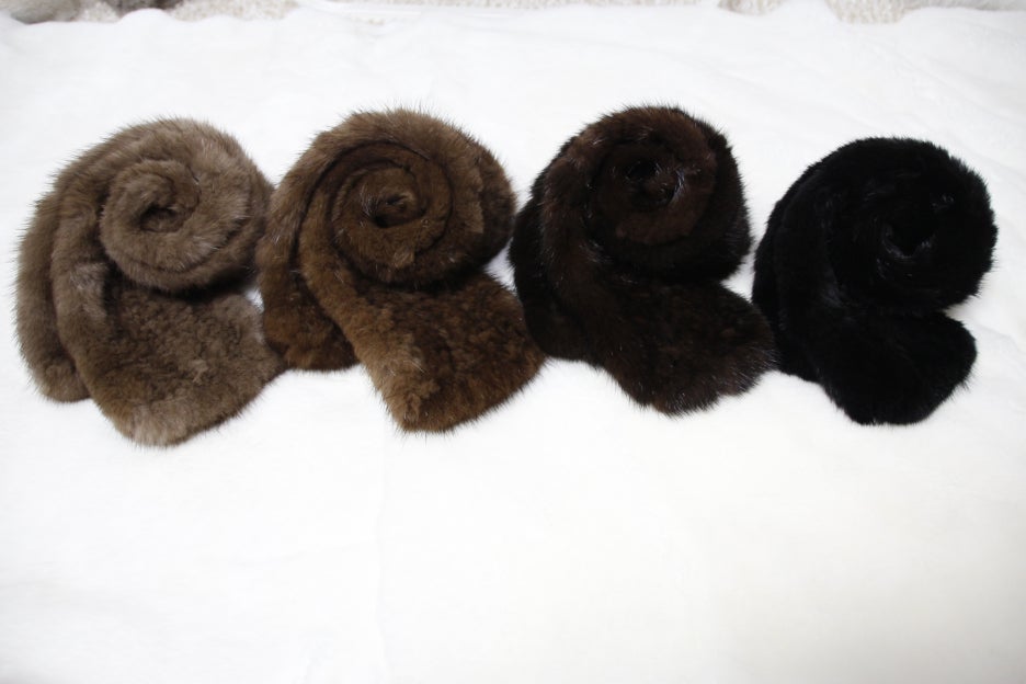 Mink Muffler Doll Lovely Look Fashionable Styling 