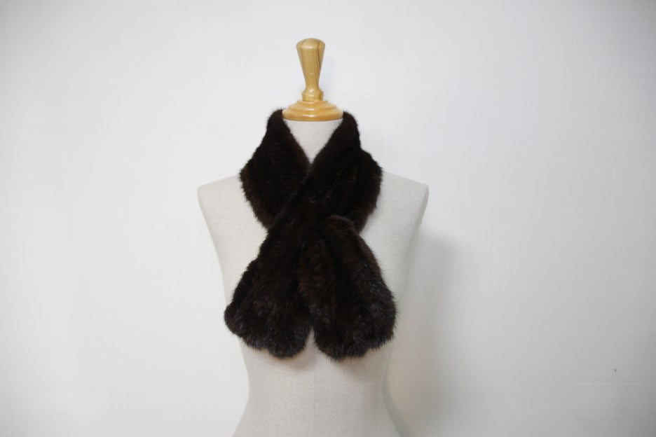 Mink Muffler Doll Lovely Look Fashionable Styling 