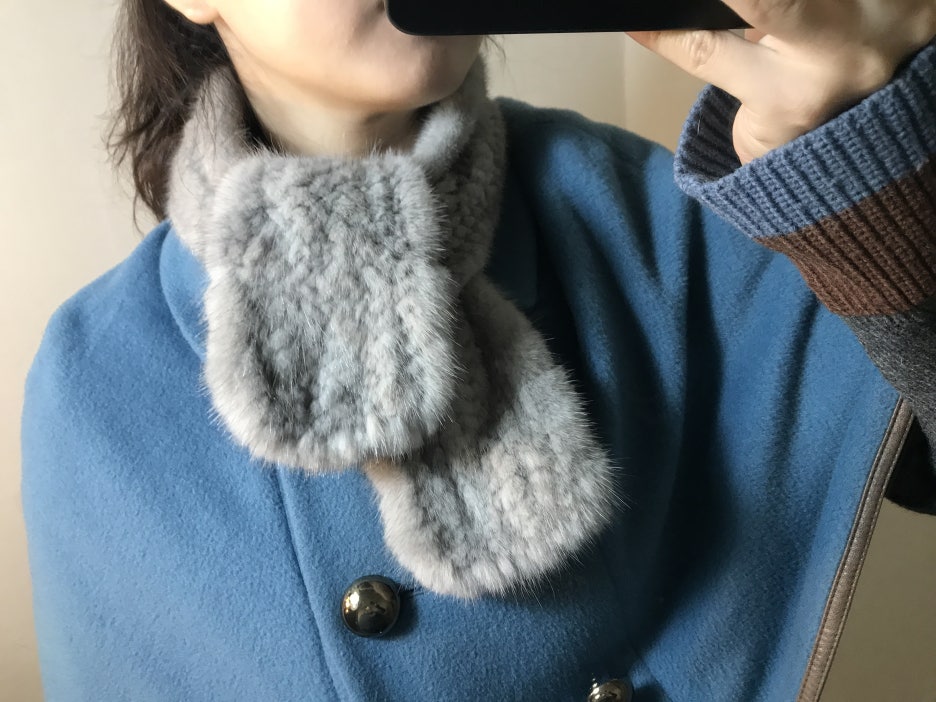 Mink Muffler Doll Lovely Look Fashionable Styling 