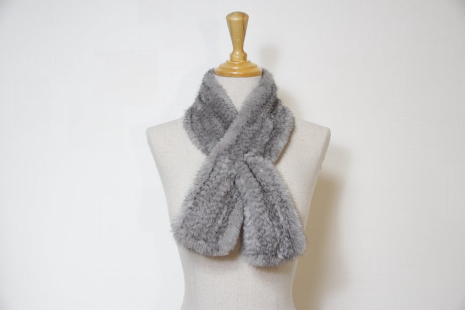 Mink Muffler Doll Lovely Look Fashionable Styling 