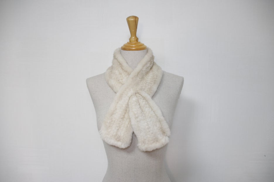 Mink Muffler Doll Lovely Look Fashionable Styling 