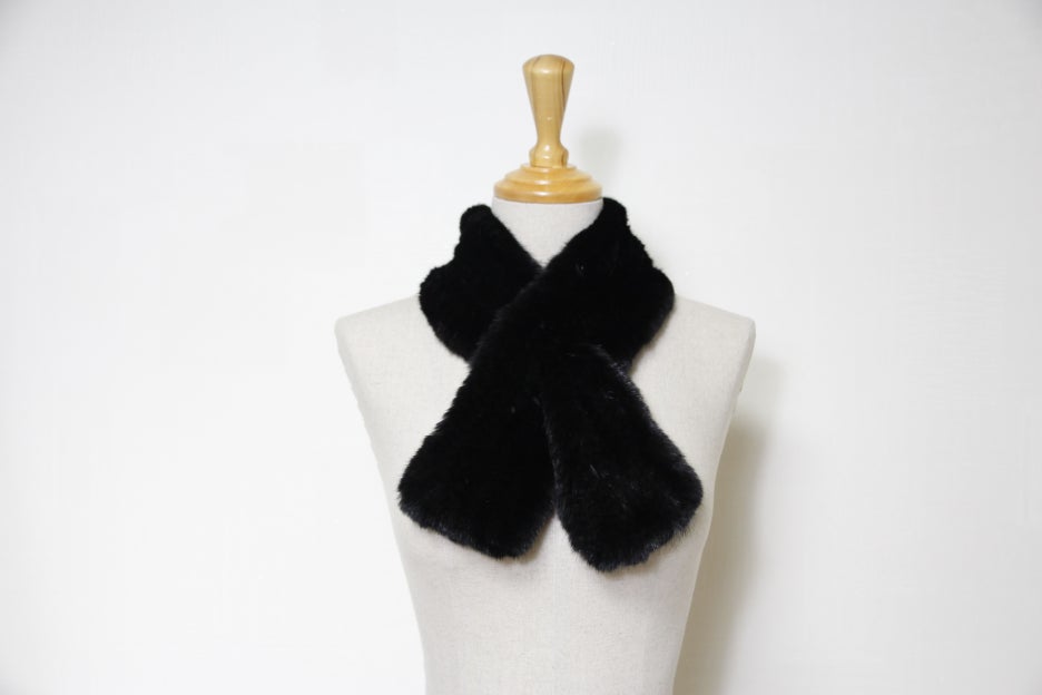 Mink Muffler Doll Lovely Look Fashionable Styling 