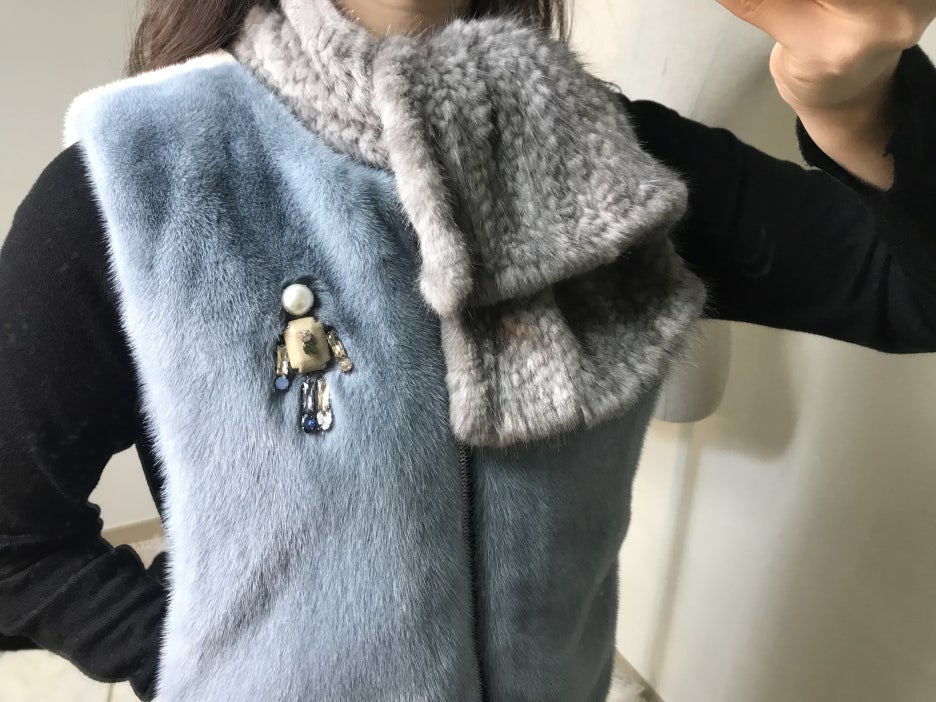 Mink muffler horn