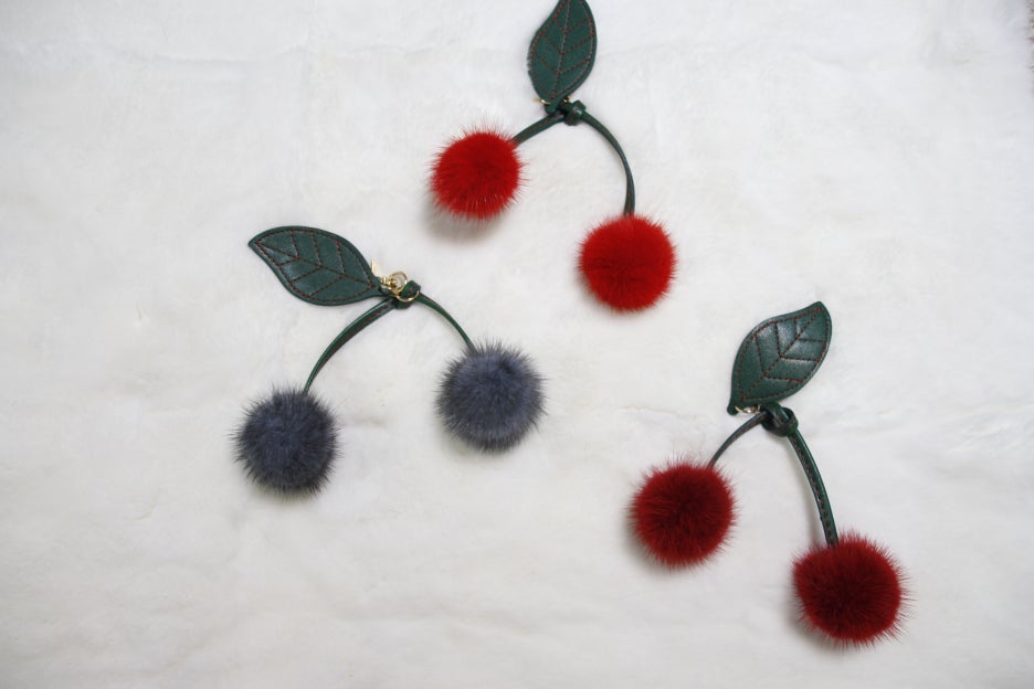 Mink Cherry Keyring