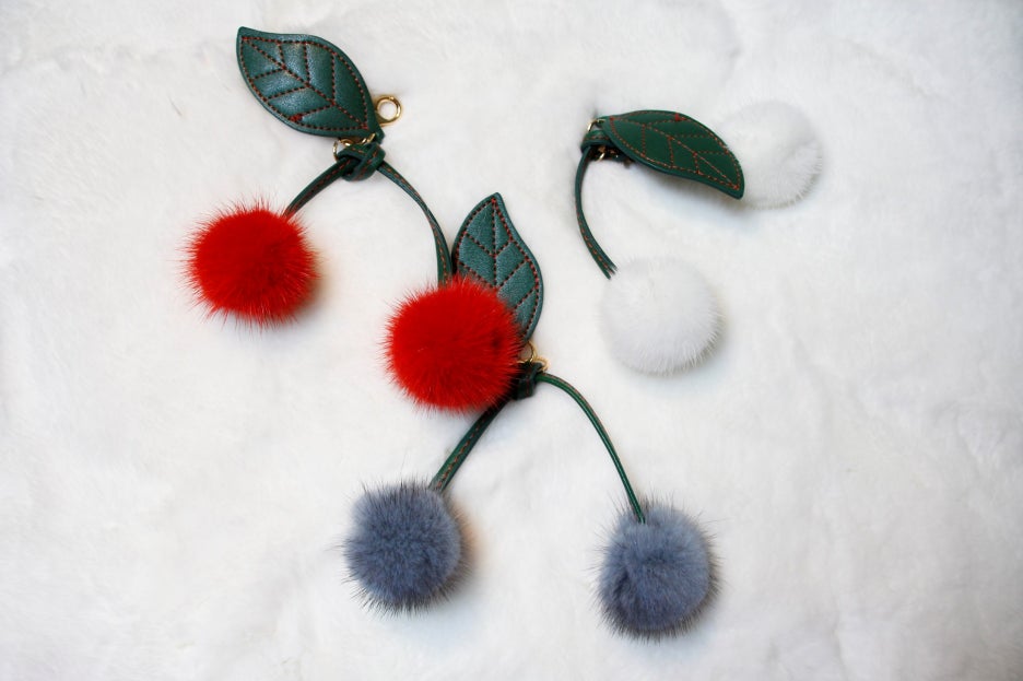 Mink Cherry Keyring