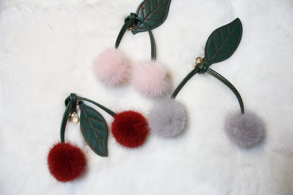 Mink Cherry Keyring