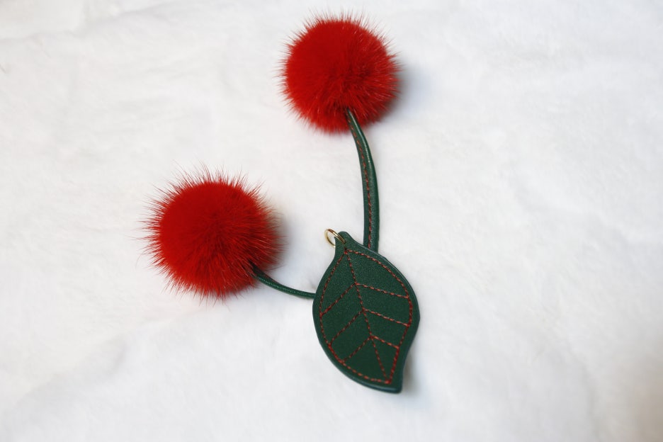 Mink Cherry Keyring