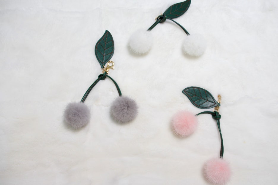Mink Cherry Keyring