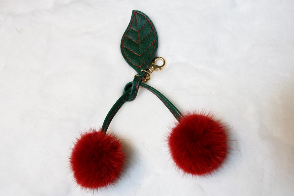 Mink Cherry Keyring