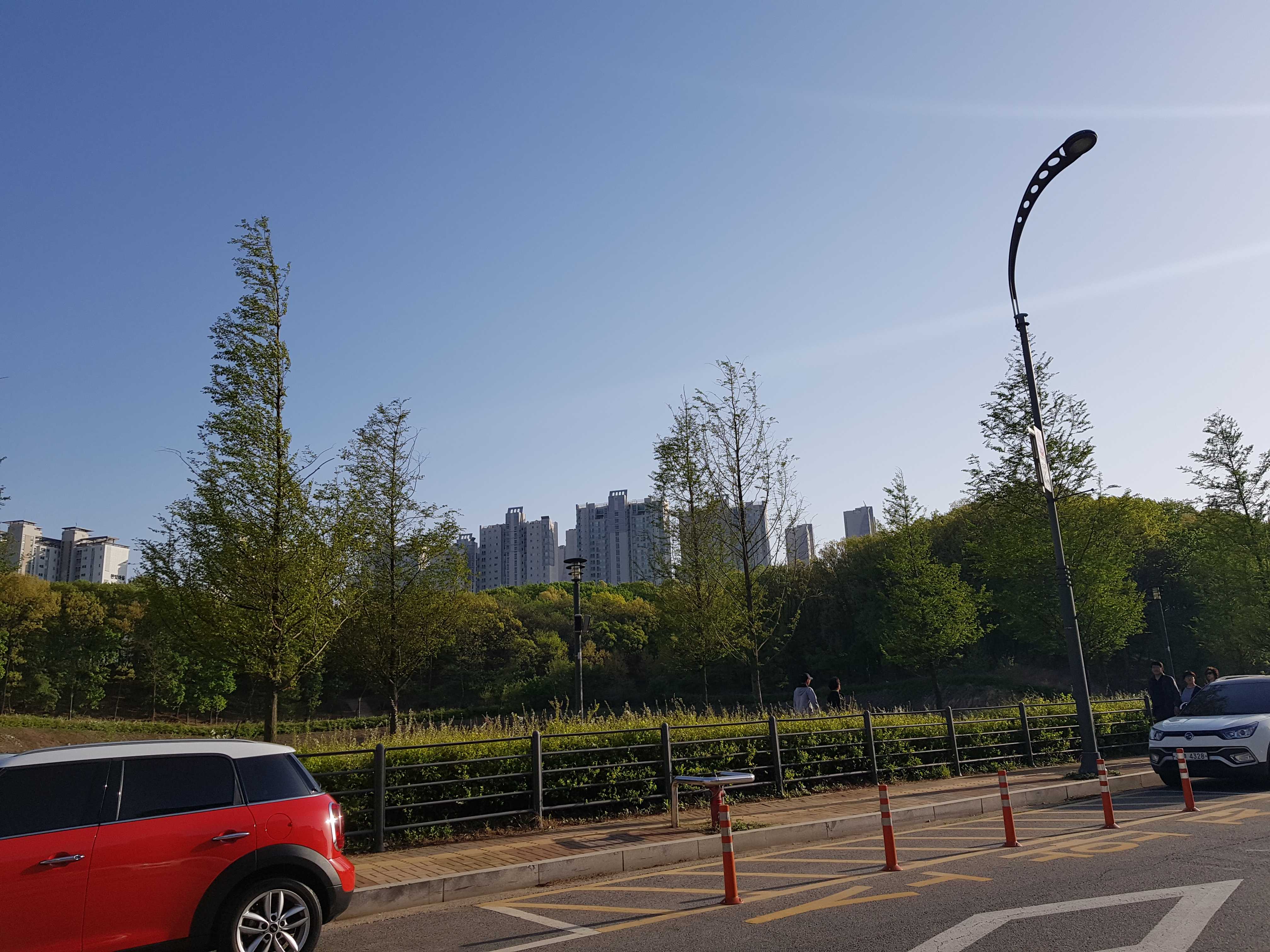 운정호수공원산책로 산책