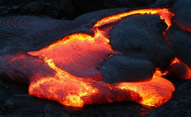 하와이 용암분출