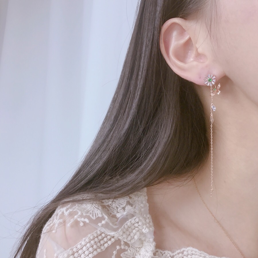 <b><p>spring Cherry Blossom Mot-Daught fw ea Drop</p></b><b><p>春 桜 螺鈿 フラワー イヤリング ドロップ ツーウェイ 15種 開講コーディネート</p></b><br /><br /><p align='center'>