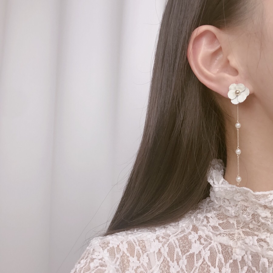 <b><p>spring Cherry Blossom Mot-Daught fw ea Drop</p></b><b><p>春 桜 螺鈿 フラワー イヤリング ドロップ ツーウェイ 15種 開講コーディネート</p></b><br /><br /><p align='center'>