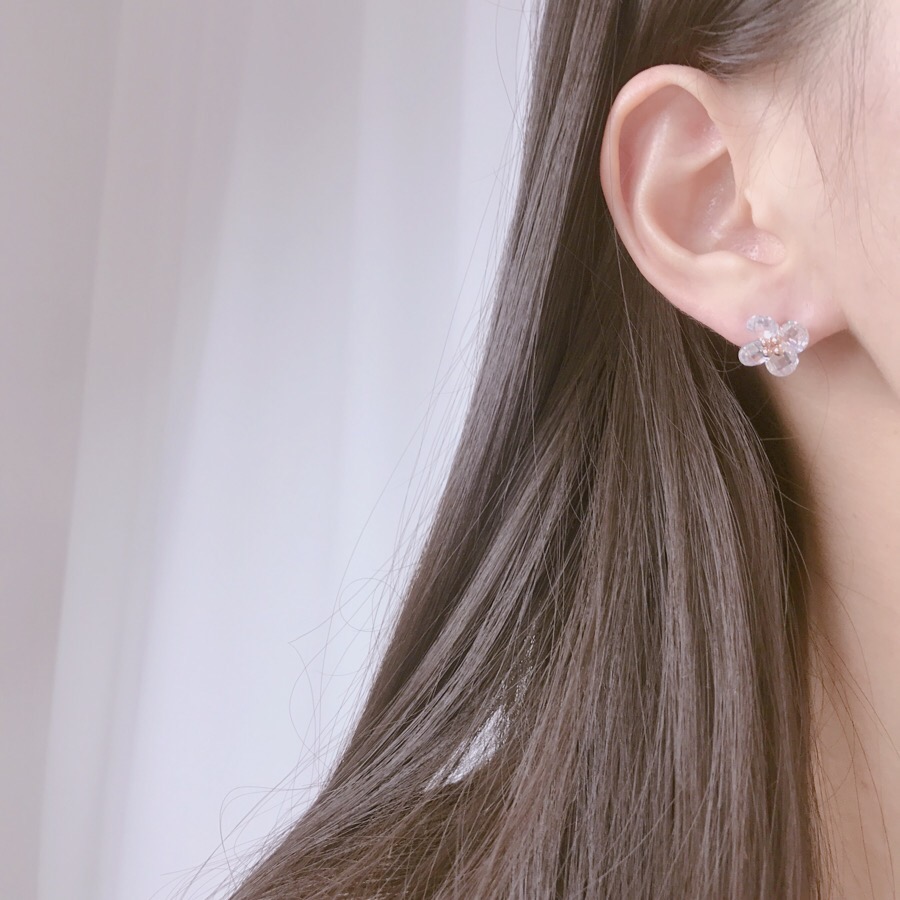 <b><p>spring Cherry Blossom Mot-Daught fw ea Drop</p></b><b><p>春 桜 螺鈿 フラワー イヤリング ドロップ ツーウェイ 15種 開講コーディネート</p></b><br /><br /><p align='center'>