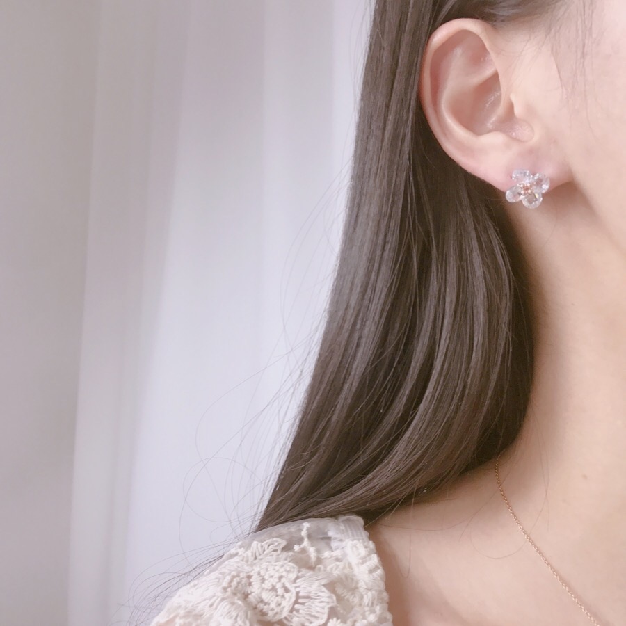 <b><p>spring Cherry Blossom Mot-Daught fw ea Drop</p></b><b><p>春 桜 螺鈿 フラワー イヤリング ドロップ ツーウェイ 15種 開講コーディネート</p></b><br /><br /><p align='center'>