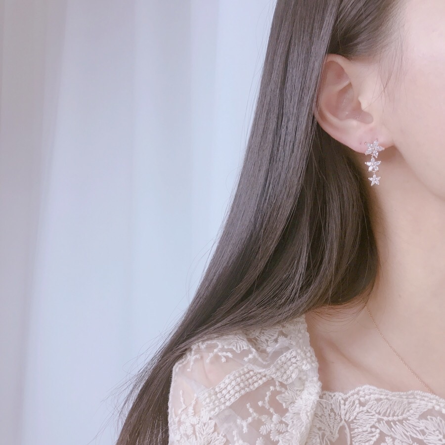 <b><p>spring Cherry Blossom Mot-Daught fw ea Drop</p></b><b><p>春 桜 螺鈿 フラワー イヤリング ドロップ ツーウェイ 15種 開講コーディネート</p></b><br /><br /><p align='center'>