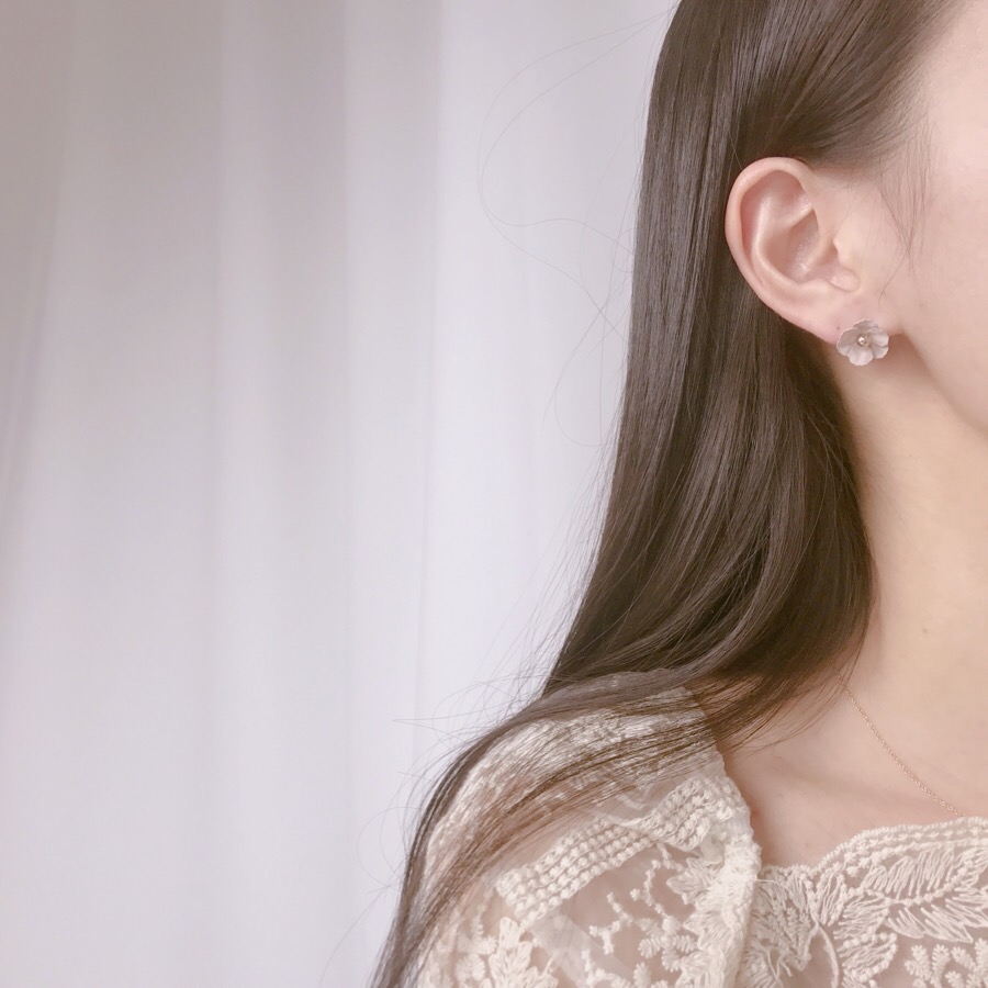 <b><p>spring Cherry Blossom Mot-Daught fw ea Drop</p></b><b><p>春 桜 螺鈿 フラワー イヤリング ドロップ ツーウェイ 15種 開講コーディネート</p></b><br /><br /><p align='center'>