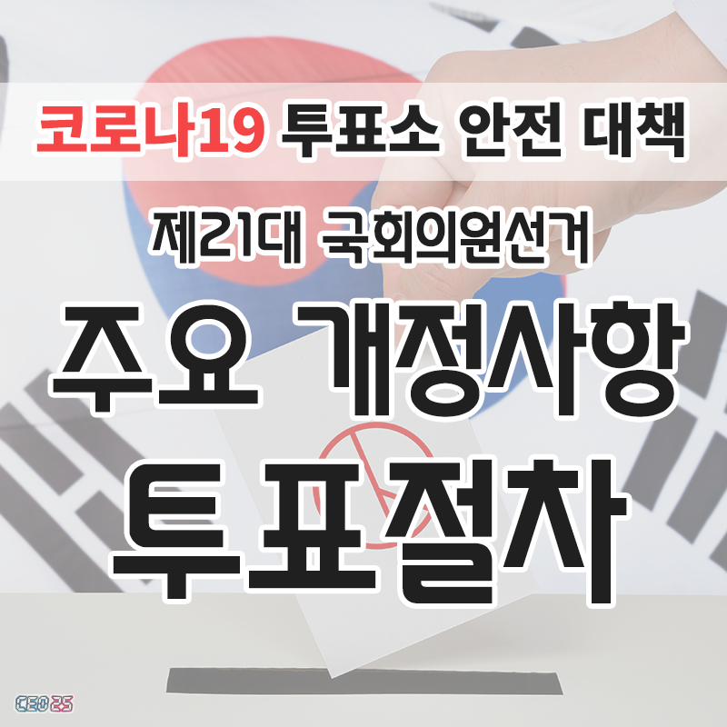 제21대 국회의원선거, 21대 총선 주요 개정사항과 투표 절차