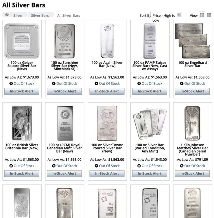 Silver : physical vs future price gap - 블로그