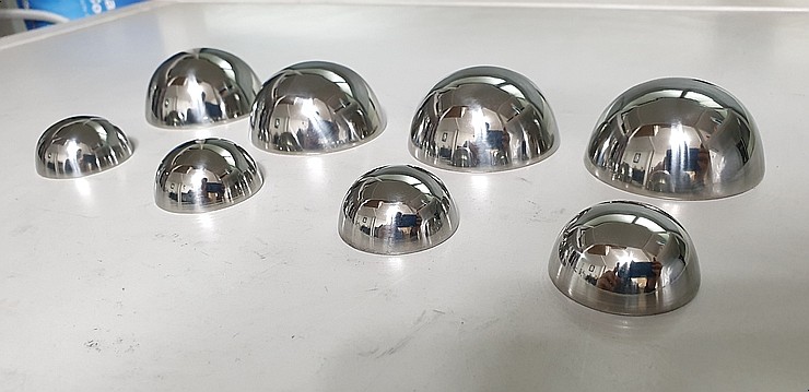 SUS304 Stainless Steel Buckyball Tray / 서스304 스테인레스 반구형 트레이 / 특별제작 / Tray(트레이) / 피케이랩(PKlab) - 블로그