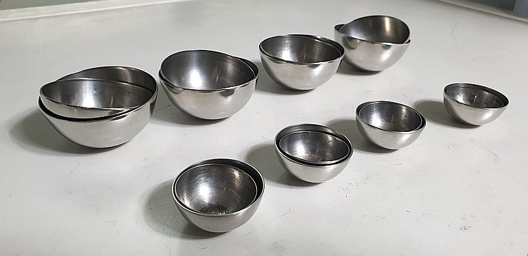 SUS304 Stainless Steel Buckyball Tray / 서스304 스테인레스 반구형 트레이 / 특별제작 / Tray(트레이) / 피케이랩(PKlab) - 블로그