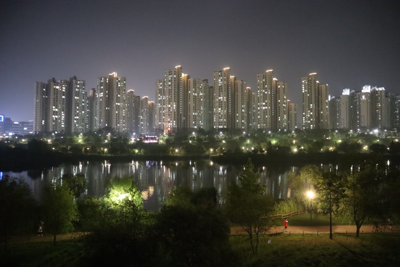 운정호수공원 반려견 산책