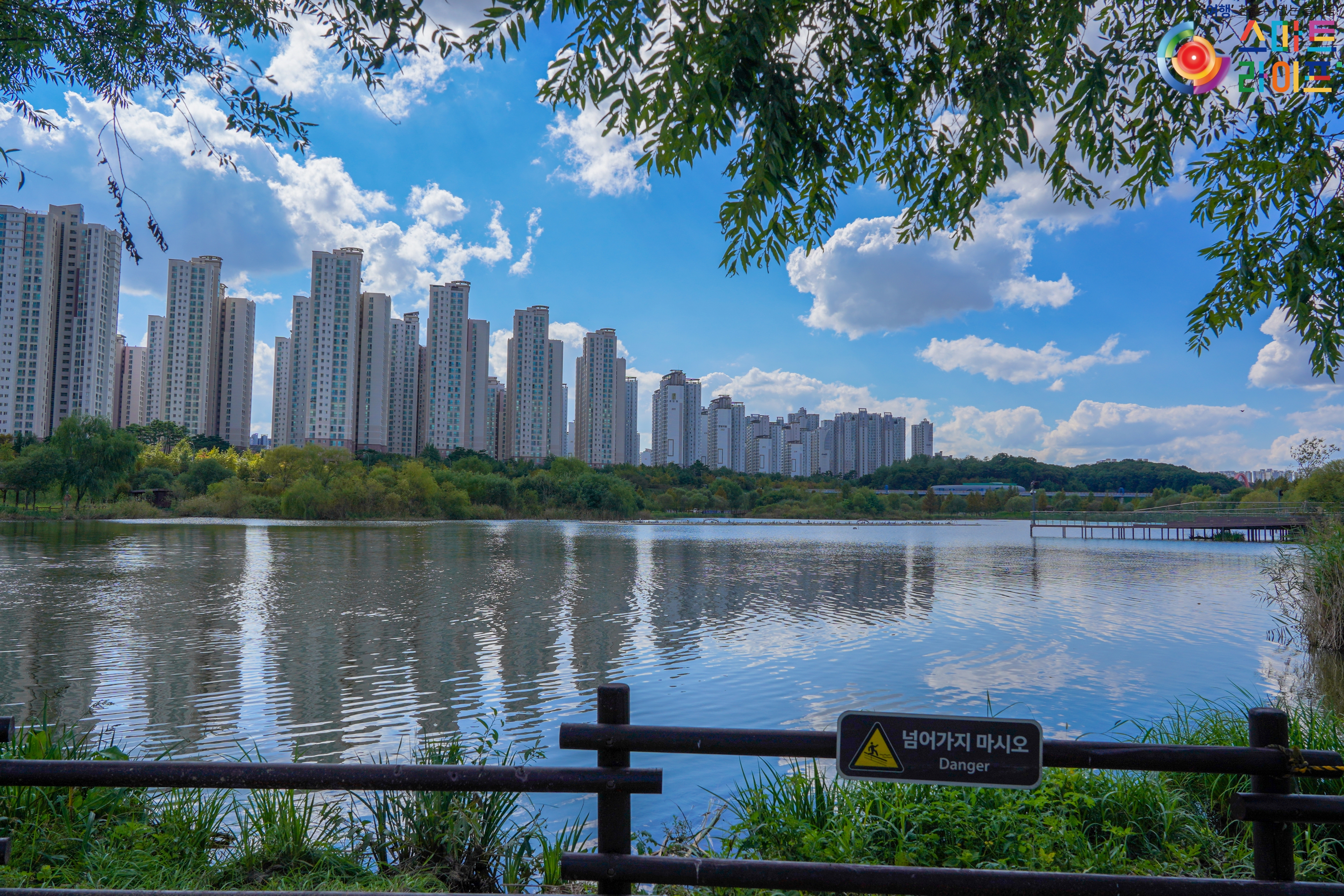 운정호수공원산책로 산책