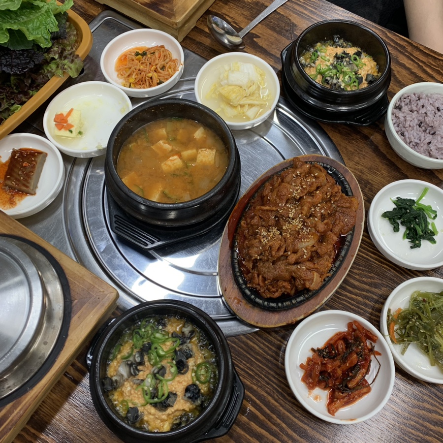우렁쌈밥