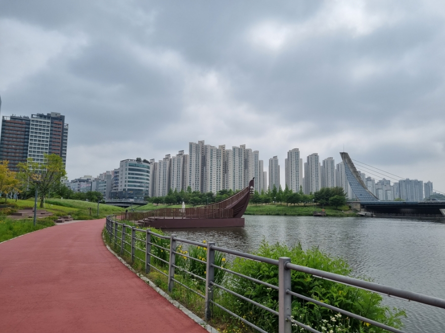 운정호수공원 반려견 산책
