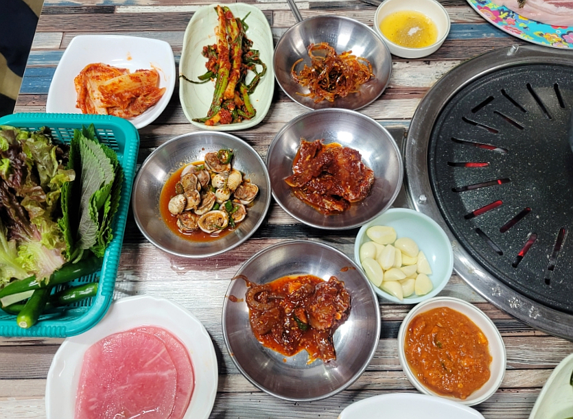 웰빙 과일통에 빠진 돼지들