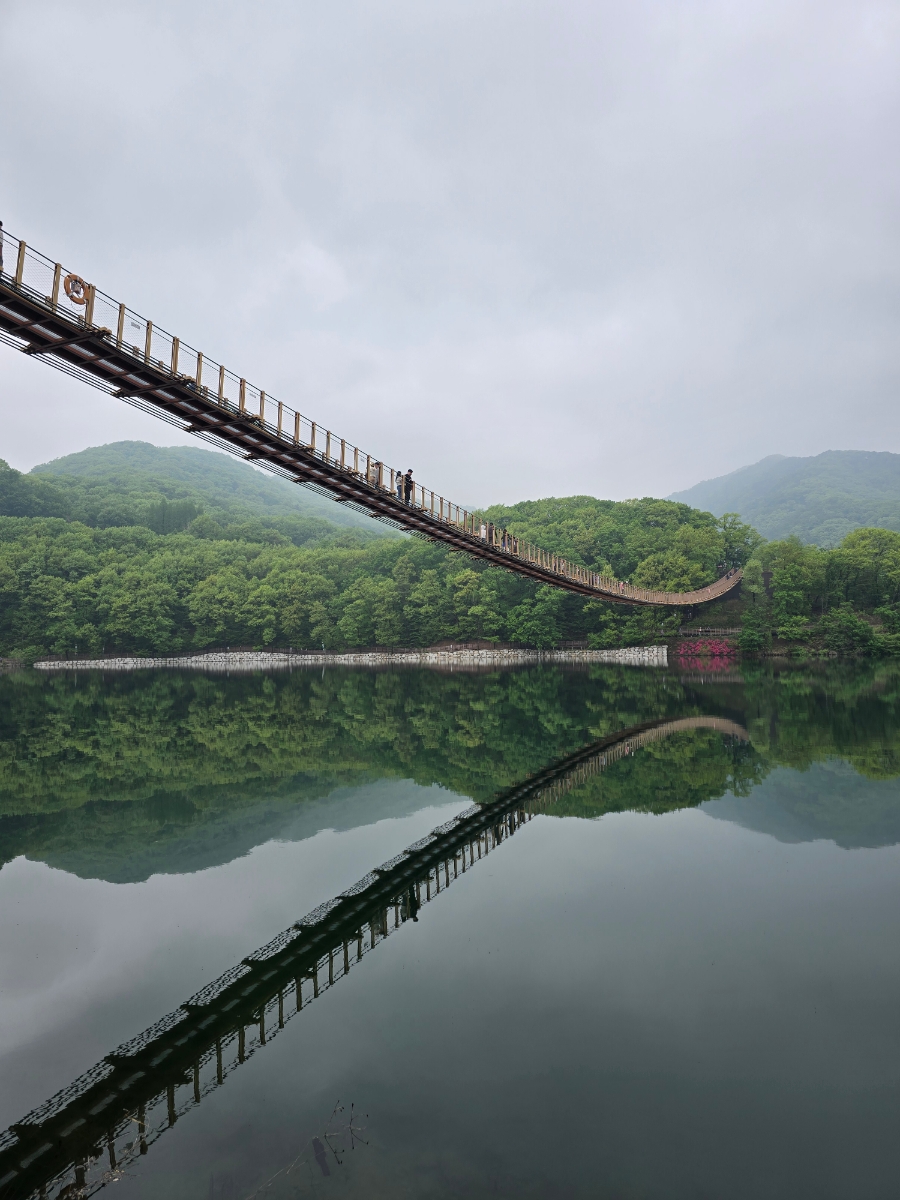 마장호수 출렁다리 이미지