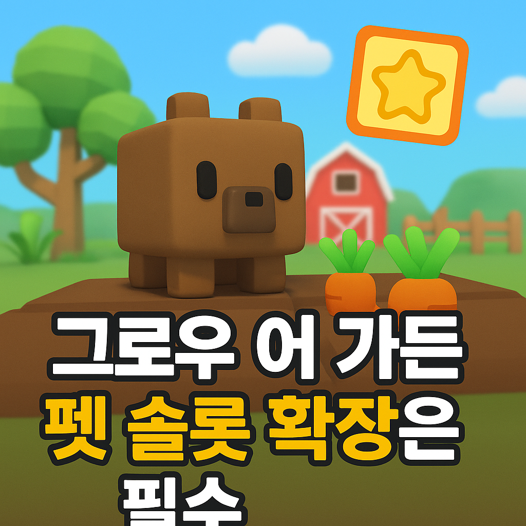 그로우 어 가든 로블록스 Grow a Garden 게임 펫 능력