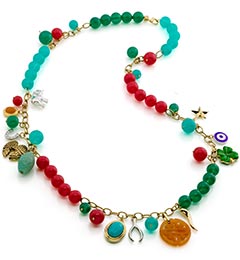 Lucky Charm Necklace - 블로그 Lucky Charm Necklace - 블로그