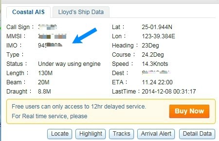 Imo Number Imo Tracking Number _ KOTA LAYANG, Container Ship – PORBFU